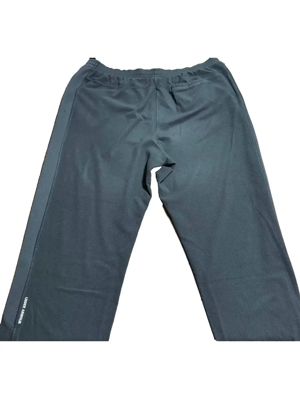 Under Armour Mens Fleece Pants XL Black Loose Fit Rival Soft Drawstring Baggy